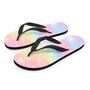 Psychedelic Trippy Holographic Men's Flip Flops