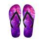 Purple Galaxy Space Men's Flip Flops