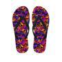 Purple Skull Men's Flip Flops