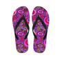 Purple Trippy Hippie Men's Flip Flops