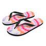 Rainbow Hippie Tie Dye Men's Flip Flops