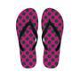 Red And Black Polka Dot Men's Flip Flops