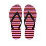 Red And Pink Mexican Baja Men's Flip Flops