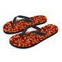 Red Chinese Dragon Men's Flip Flops