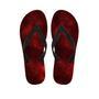 Red Nebula Galaxy Space Men's Flip Flops