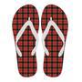 Red Plaid Scottish Royal Stewart Tartan Men & Women Flip Flops