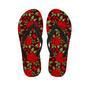 Red Rose Flower Men's Flip Flops