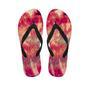 Red Tie Dye Men's Flip Flops