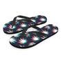 Reggae Leaf Psychedelic Men's Flip Flops