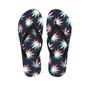 Reggae Leaf Psychedelic Men's Flip Flops