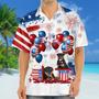 Rottweiler Independence Day Hawaiian Shirt, Dog Hawaii Beach Shirt Short Sleeve For Of July