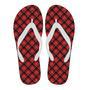 Scottish Royal Stewart Tartan Red Plaid Men & Women Flip Flops