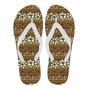 Sea Turtle Aztec Hibiscus Hawaiian Pattern Print Men & Women Flip Flops