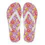 Sea Turtle Red Hibiscus Hawaiian Pattern Print Men & Women Flip Flops