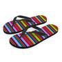 Serape Baja Print Men's Flip Flops