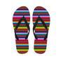 Serape Baja Print Men's Flip Flops