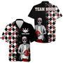 Skull Hawaiian Bowling Shirt Men Women Personalized Name Argyle Bowling Pattern Bowler Team