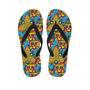 Skull Trippy Psychedelic Men's Flip Flops