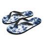 Spiral Blue Tie Dye Men's Flip Flops