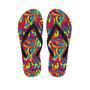 Stained Glass Psychedelic Trippy Men's Flip Flops