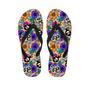 Sugar Skull Flower Men's Flip Flops