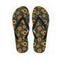 Sunflower Print Men's Flip Flops