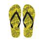 Sunflower Yellow Print Men's Flip Flops