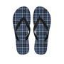 Tartan Blue Plaid Men's Flip Flops