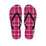 Tartan Pink Plaid Men's Flip Flops