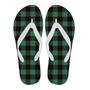 Tartan Scottish Green Plaids Women & Men Flip Flops