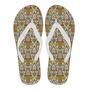 Thai Lotus Elephant Print Men & Women Flip Flops