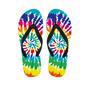 Tie Dye Men's Flip Flops