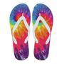 Tie Dye Pattern Print Men & Women Flip Flops