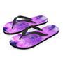 Tie Dye Purple Men's Flip Flops