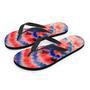 Tie Dye Swirl Batik Men's Flip Flops