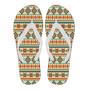 Tribal Native American Aztec Indians Navajo Print Men & Women Flip Flops