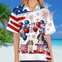 Tricolor Cavalier King Charles Spaniel Independence Day Hawaiian Shirt, Dog Hawaii Beach Shirt Short Sleeve For Of July