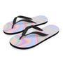 Trippy Holographic Men's Flip Flops