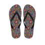 Trippy Psychedelic Floral Men's Flip Flops