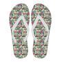 Tropical Elephant Print Men & Women Flip Flops