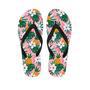 Tropical Flower Hawaiian Pineapple Print Men's Flip Flops