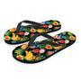 Tropical Fruit Hawaiian Print Men's Flip Flops