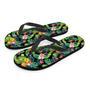 Tropical Hawaiian Floral Print Men's Flip Flops