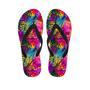 Tropical Hibiscus Flower Hawaiian Print Men's Flip Flops