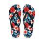 Tropical Hibiscus Flower Print Men's Flip Flops