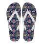 Tropical Palm Leave Peacock Tiger Elephant Men & Women Flip Flops