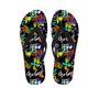 Urban Graffiti Print Men's Flip Flops