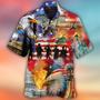 Veteran Independence Day American Hawaiian Shirt, Printed Veteran Hawaii Shirt