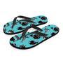 Viking Cartoon Silhouette Men's Flip Flops