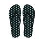 Vintage Black Tiny Polka Dot Men's Flip Flops